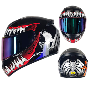 <span class=keywords><strong>Casque</strong></span> de <span class=keywords><strong>moto</strong></span> unisexe moins cher <span class=keywords><strong>Casque</strong></span> de <span class=keywords><strong>moto</strong></span> intégral approuvé par le DOT Motobike Scooter électrique Motocross Casco HD Visière colorée - Product Image 2