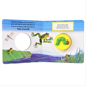 Livre sonore personnalisé OEM : Si tu es heureux et que tu le sais, c'est là que tu l'apprendras – Livre musical classique de comptes en rendu pour enfants - Product Image 3