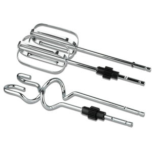 Mezclador de mano RAF 450W de alta potencia 5 ajustes de velocidad con base giratoria 360 agitación de doble varilla y tazón de acero inoxidable fácil de limpiar - Product Image 2