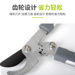 Tijeras de Podar Dobles para Pino, Hoja de Acero Inoxidable de 50 mm, Diámetro de Corte de 20-30 mm, Estructura de Mariposa, Herramientas de Jardín - Product Image 5