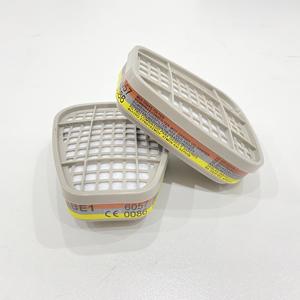 Terlaris ABE1 6057 Cartridge IJ <span class=keywords><strong>Gas</strong></span> gabungan Multi Filter Multi uap cocok dengan 6200 7502 Respirator setengah wajah dapat digunakan kembali - Product Image 3