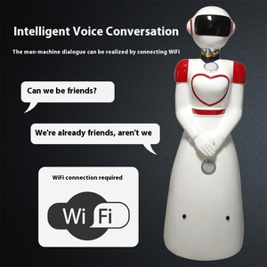 Grand <span class=keywords><strong>robot</strong></span> intelligent multifonctionnel pour hôtels, restaurants, services de restauration, accueil, esthéticiennes, serveurs, dialogue vocal - Tout neuf - Product Image 3