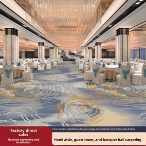 Alfombra Ignífuga para Salones de Banquetes, Salas de Conferencias, Cines, Bares de Vinos, Salones de Belleza, Hoteles, Pasillos y Habitaciones - Product Image 2