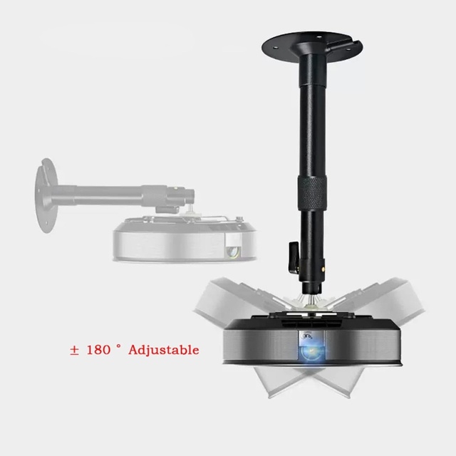 Universal Telescopic Mechanical Control Projector Mount Hanging Wall Projector Bracket Stand for Hoisting