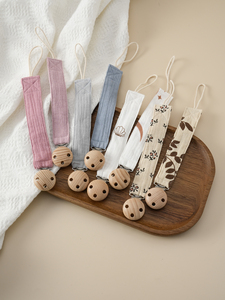 Cadena para Chupón <span class=keywords><strong>de</strong></span> Bebé con Diseño <span class=keywords><strong>de</strong></span> Estampado Informal <span class=keywords><strong>de</strong></span> <span class=keywords><strong>Tela</strong></span> <span class=keywords><strong>de</strong></span> Algodón Personalizada, Clip para Chupón <span class=keywords><strong>de</strong></span> Frutas y Alimentos para Bebés - Product Image 1