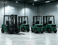 Chariot élévateur électrique 4x4 RXC 3t pour petites usines, chargement et déchargement de palettes, pneus pleins anti-crevaison, véhicule logistique intérieur