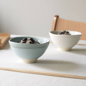 Juegos de vajilla, palillos de madera japoneses, cuenco de arroz, taza de sake blanco, cerámica con caja de regalo - Product Image 3