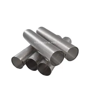 Stainless Steel Round Hole Perforated Metal Filter Cylinder/mesh filter tube