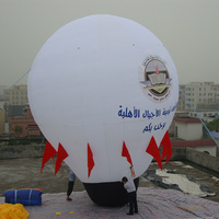 Ballon publicitaire gonflable géant pour extérieur, décoration au sol, ballon à l'hélium en TPU PVC, taille et couleur personnalisables, vente en gros