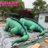 Lézard gonflable sur le thème de la jungle pour la décoration d'événements