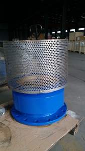 Su için paslanmaz çelik filtre ile sünek demir taban vanası boyutu DN400 - Product Image 6