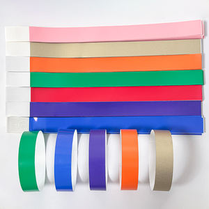 Bracelets en papier jetables imperméables imprimés sur mesure avec logo personnalisé pour cadeaux promotionnels, parcs d'attractions et fêtes - Product Image 4