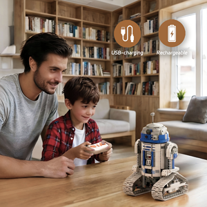 70002 R2-D2 Robot Reparador Galáctico, Juguetes de Ladrillos, 740 Piezas, MOC Star, Juego de Bloques de Construcción para Jugar y Exhibir - Product Image 4