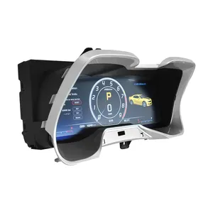 Support HUD Head Up LCD Display Smart Speedometer Virtual Cockpit Dashboard 12.3" Digital Cluster For Chevrolet Camaro 09-15