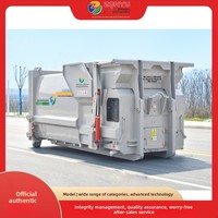 Station de compactage de déchets mobile Yu Xi de 12 m3 avec garantie d'un an et capacité de 8890 kg