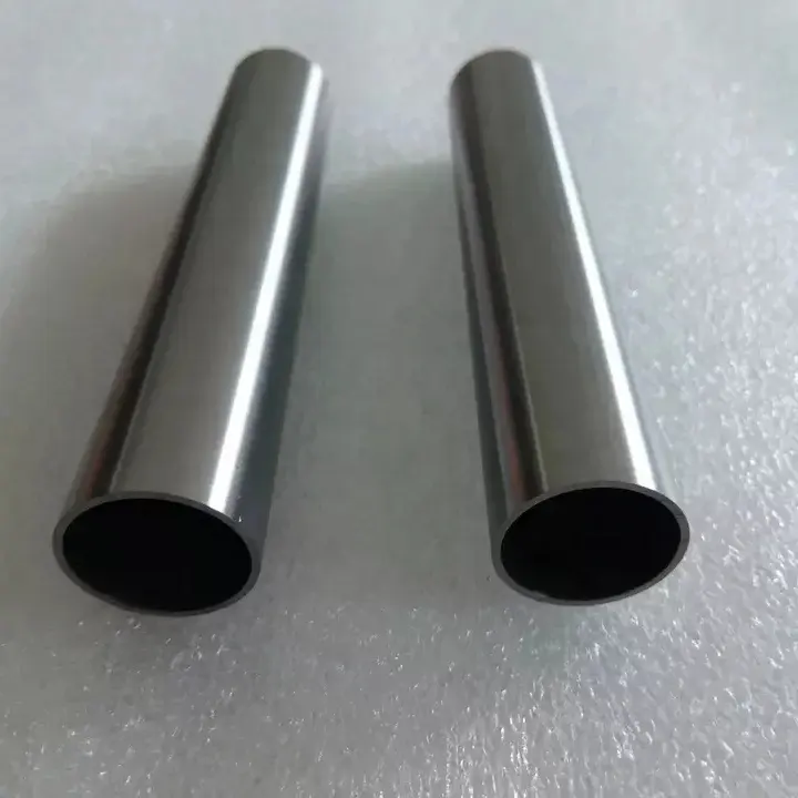 Pipa knalpot Ti tabung Titanium kelas 2 tabung Nitinol pipa bulat mulus (OD 6mm-170mm casing kayu industri 5.5-150mm