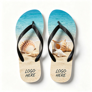 Chanclas Unisex con Diseño Personalizado, Sandalias <span class=keywords><strong>de</strong></span> Playa y Vacaciones, MOQ 50 para Pedidos al por Mayor - Product Image 4