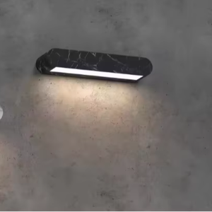 Applique murale imperméable Sunsir SKD Sandy Black, décoration d'hôtel simple, applique murale pour éclairage de hall - Product Image 1