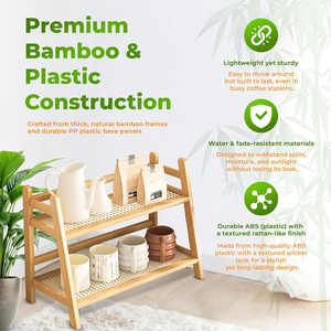 2 Tier tre <span class=keywords><strong>Mug</strong></span> chủ Countertop Organizer truy cập kệ - Product Image 2