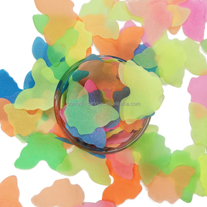 Bướm hình dạng UV giấy Confetti huỳnh quang giấy mixcolor flameproof mô Confetti giấy - Product Image 5