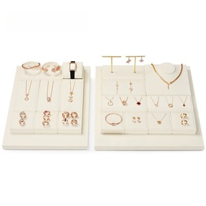 Custom Jewelry counter display props necklaces bracelets <b>earrings</b> sets display racks with multiple materials to choose - Product Image 1