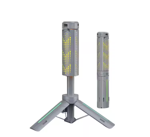 Lámparas de Trabajo Telescópicas Inalámbricas con 3 Cabezales LED, Linterna de Trípode de Emergencia Regulable - Product Image 2