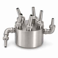 Nosel Air Mancur Bunga Bawah Air LISHI Stainless Steel 304/316, Putar, Dapat Disesuaikan, Dapat Diprogram, Rendah Kebisingan, Untuk Taman, Kolam Renang, Luar Ruangan 5