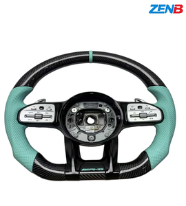Volant en fibre <span class=keywords><strong>de</strong></span> carbone personnalisé pour BMW séries 2, 3, 4, 5, 6 G20, <span class=keywords><strong>G29</strong></span>, G22, G26, G30, G31, G01, G02, G05, G80 2018-2022 - Product Image 3