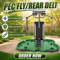 Vente directe usine, prix de gros, machine commerciale de haute qualité à charges guidées pour pectoraux et deltoïdes (Pec Fly Rear Delt Pin Loaded)