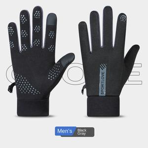 Automne hiver femmes hommes TAI RAN <span class=keywords><strong>Vertical</strong></span> opéra-longueur Polyester velours coupe-vent écran tactile vélo extérieur chaud gants - Product Image 6