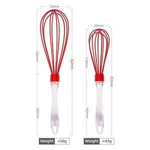 <span class=keywords><strong>2025</strong></span> nóng bán mới lạ nhà bếp Hướng dẫn sử dụng trứng Beater <span class=keywords><strong>Whisk</strong></span> Set bền Silicone cao su trứng <span class=keywords><strong>Whisk</strong></span> - Product Image 2