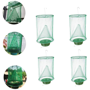 Wholesale Hanging Fly Trap Cage Reusable Fly Catcher Killer for Farm Garden Pasture - Product Image 4