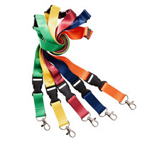 Lanière porte-badge en polyester imprimée par sublimation avec logo personnalisé, très vendue, pour porte-badge d'identification