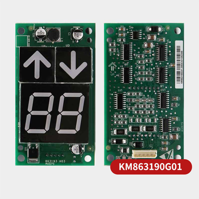 Industrial Elevator Parts KM863190G01 PCB Display Outbound Board for Hotels Villas & Apartments with IP54 Protection