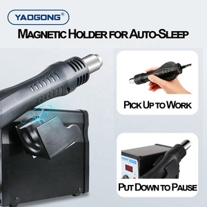 YAOGONG 862BD + Thermostat Auto Sleep <span class=keywords><strong>Fer</strong></span> à <span class=keywords><strong>souder</strong></span> Pistolet à air chaud 5V 2A Outils de réparation de téléphone portable Station de soudage de reprise BGA - Product Image 2