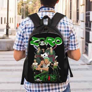 Sac à dos Roronoa <span class=keywords><strong>Zoro</strong></span> <span class=keywords><strong>One</strong></span> <span class=keywords><strong>Piece</strong></span>, sac à dos cool pour le sport, le lycée, le travail, l'anime, sac à dos pour hommes et femmes, sac pour ordinateur portable, sac en toile - Product Image 5