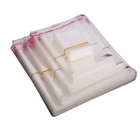 Emballage en plastique transparent avec logo imprimé personnalisé sac OPP sacs cellophane transparents auto-adhésifs pour biscuits, bonbons et bonbons avec adhésif