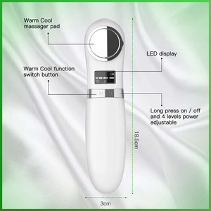 IFINE Cuidado DE LA PIEL Limpiador facial Removedor de espinillas y limpiador de poros Masaje facial frío caliente Removedor de maquillaje Equipo de belleza negro - Product Image 4