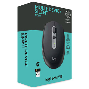 เมาส์ไร้สาย <span class=keywords><strong>Logitech</strong></span> <span class=keywords><strong>M590</strong></span> แบบเงียบ รองรับหลายอุปกรณ์ ปุ่มตั้งโปรแกรมได้ 5 ปุ่ม โหมดคู่ สำหรับใช้งานในสำนักงาน - Product Image 6