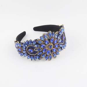 Обруч для волос в стиле барокко с роскошными стразами для женщин выпускного вечера аксессуары для волос hhh0068 - Product Image 5