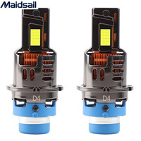 Phares de voiture LED en ligne 1:1, installation non destructive, remplacement des lampes halogènes et xénon d'origine D2S D4S