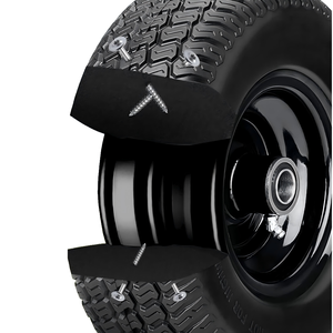 11 pouces 11x4.00-5 roulettes robustes PU tige rigide nouvelles roues de brouette en caoutchouc thermoplastique polypropylène <span class=keywords><strong>4.00</strong></span> diamètre - Product Image 2