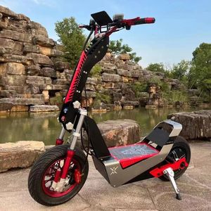 สกู๊ตเตอร์ไฟฟ้า Geofought F8 E Scooter รับน้ำหนักได้สูงสุด 200 กก. พับเก็บได้ สตาร์ทด้วย NFC 72V 50AH 60AH ระยะทางไกล 90-150 กม. ล้อ 16 นิ้ว - Product Image 1