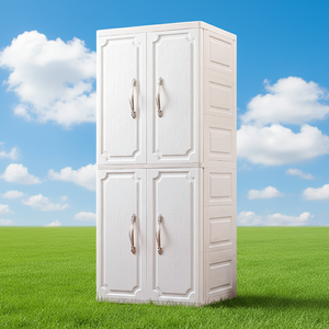 2 strato di soggiorno di plastica tipo di <span class=keywords><strong>doppia</strong></span> <span class=keywords><strong>porta</strong></span> portatile aperto capretto armadio di plastica scatole di immagazzinaggio dell'organizzatore petto - Product Image 1