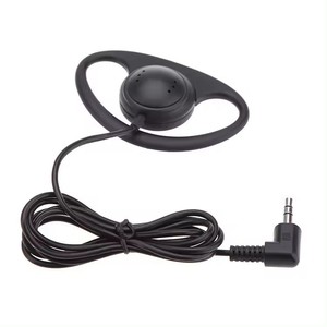 3.5mm Un Côté <span class=keywords><strong>Filaire</strong></span> Simple Côté Crochet D'oreille D-forme Casque Casque Forme Style Oreillette Tour Guide Système Écouteur - Product Image 2