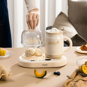 เครื่องทำอาหารเช้าอเนกประสงค์ขนาดเล็ก รุ่นใหม่ ความจุ 0.4 ลิตร กาต้มน้ำไฟฟ้าสแตนเลส พร้อมระบบป้องกันการต้มจนแห้ง และระบบทำความร้อนเร็ว - Product Image 3