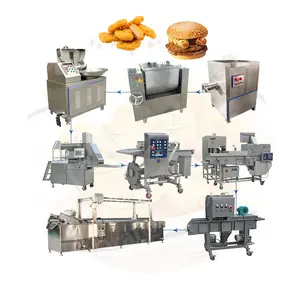 ORME Industrial Meat Product Hamburger Machine Small Nugget Make Machine Production Line for Cutlet