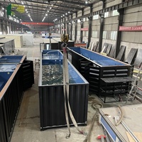 Système de filtration et de chauffage modulaire de luxe personnalisé 20 pieds 40 pieds Conteneur d'expédition Piscine avec spa