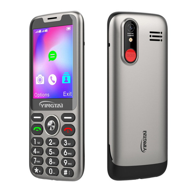 Classical 4G LTE Keypad bar Mobile Phone with 2.8 Inch Screen Dual SIM FM Radio Bar Feature Phone Easy for Use