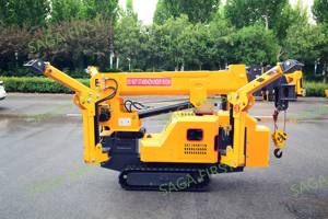 رافعة صغيرة تلسكوبية <span class=keywords><strong>1</strong></span> طن-18 طن رافعة عنكبوتية صغيرة رافعة مجنزرة مع ركائز تلسكوبية هيدروليكية - Product Image 5